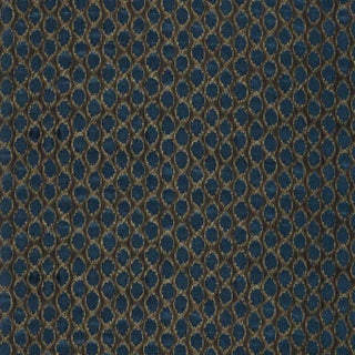 Zoffany Ikat Spot Fabric in Ink For Sale