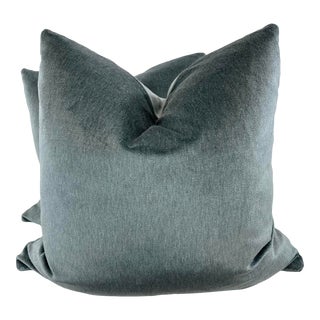 Perennials "Big Softy" in Breakers Indoor/Outdoor Velvet 22" Pillows-A Pair For Sale