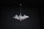 Chandelier with Chrome and Aluminium Fixture attributed to Gaetano Sciolari, Italy, 1970s For Sale - Image 8 of 17