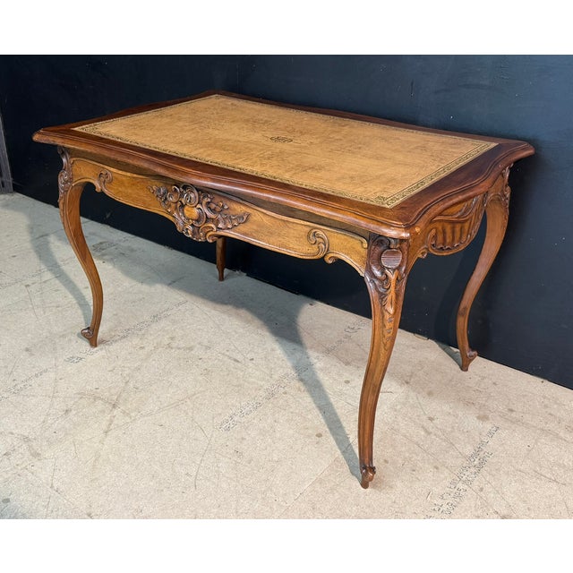Rococo French Writing Desk, 1880 For Sale - Image 10 of 17