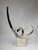 Mid-Century Modern Signed Abstract Metal Sculpture on Marble Plinth For Sale - Image 4 of 12