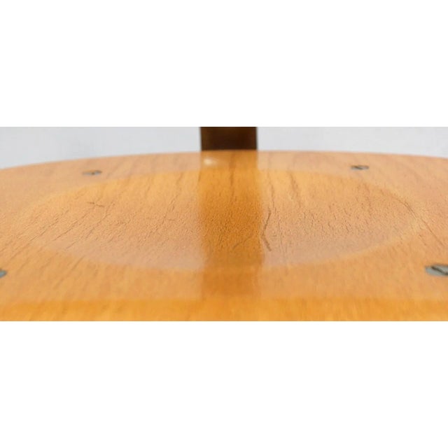 Wood Adjustable Architect's Chair in Chromed Metal, 1960s For Sale - Image 7 of 18