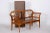 Biedermeier Sofa in Walnut & Rattan, Austria, 1820s For Sale - Image 4 of 13