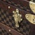 Antique 20th Century Malle Haute Trunk in Damier Canvas from Louis Vuitton, France, 1900s For Sale - Image 9 of 18
