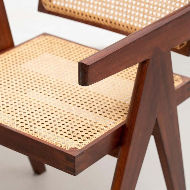 051 Capitol Complex Office Chairs in the style of Pierre Jeanneret, 1970s, Set of 4 For Sale - Image 9 of 17