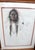 Ozz França Signed "Sitting Bull" 1986 Lithograph Portraiture 33/950 – Custom Oak Frame For Sale In San Diego - Image 6 of 16