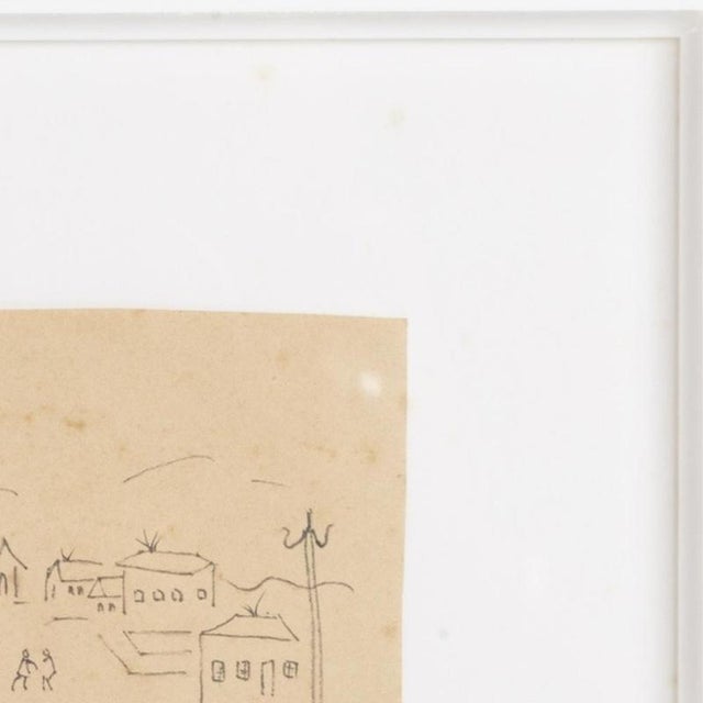 Tarsila Do Amaral, Landscape, 1920s, Ink on Paper For Sale - Image 4 of 6