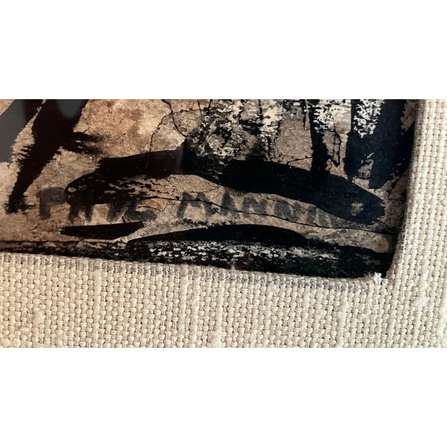 1950s Large Mid-Century Calligraphic Horse Study – Signed & Attributed For Sale - Image 4 of 8