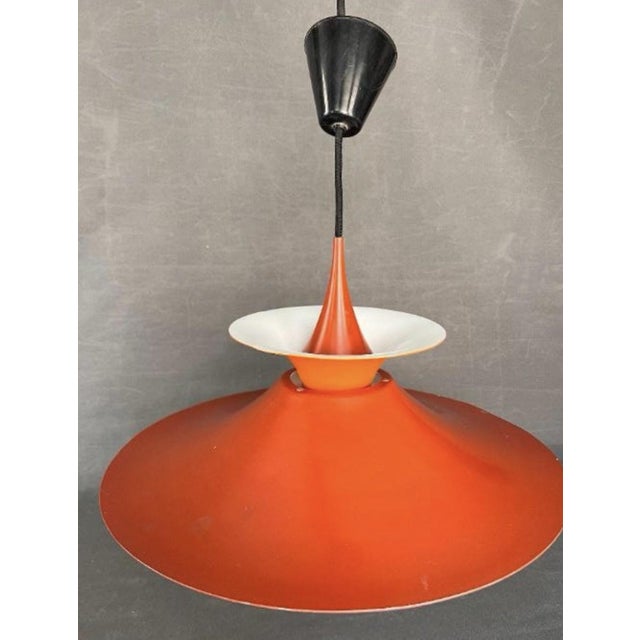 Mid-Century Modern Vintage Mod. Radius Naranja Lamp by Erik Balslev for Fog & Mørup, 1970 For Sale - Image 3 of 7