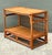Late 20th Century Vintage Grid Rattan Sideboard For Sale - Image 5 of 12