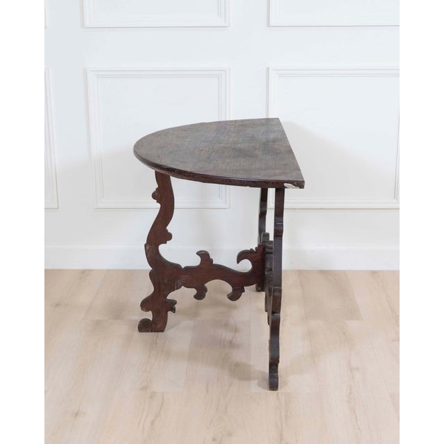 Wood 17th Century Chestnut Console Table For Sale - Image 7 of 8