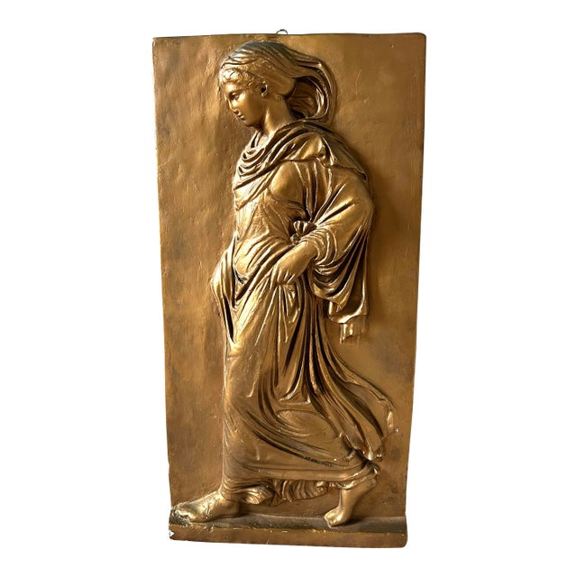 Antique Plaster Cast Relief of Gadiva For Sale