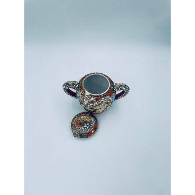Kutana Porcelain Sugar Bowl, Japan, 1935 For Sale - Image 10 of 11