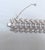 Monet Vintage 1973 Signed Monet Rhodium Plated Openwork Link Primavera Bracelet For Sale - Image 4 of 8