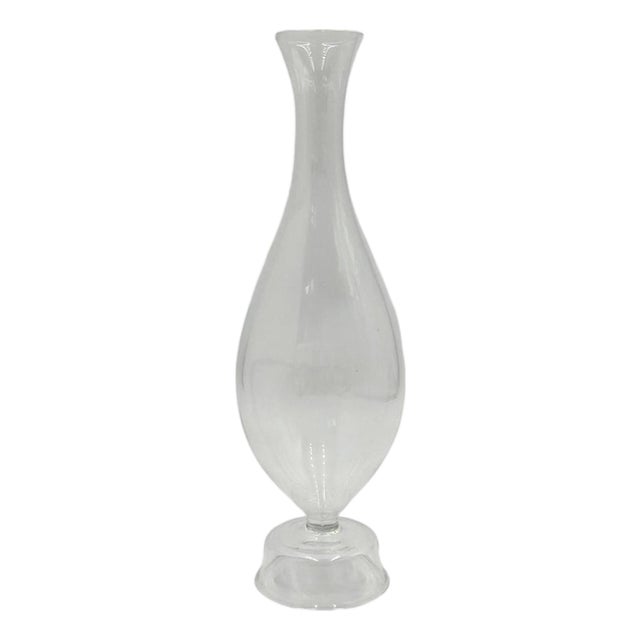 Aldo Cibic for Paola C Pims Signed Italian Blown Glass Bottle Vase For Sale