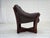 1970s Scandinavian Lounge Chair in Furniture Leather and Oak, 1970s For Sale - Image 5 of 18