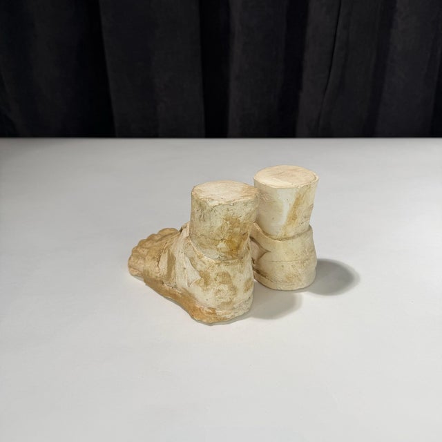 Early 20th Century Antique Style French Plaster Sculptor’s Study - Sandler Feet Fragment For Sale - Image 5 of 10