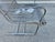 1970s Vintage Russell Woodard Attributed Cantilever High Back Wrought Iron Briarwood Daisy Patio Chair For Sale - Image 5 of 17