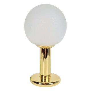 Vintage Sphere Table Lamp in Brass by Targetti Sankey, Italy, 1960s For Sale