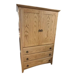 Amish-Made Armoire Cabinet For Sale
