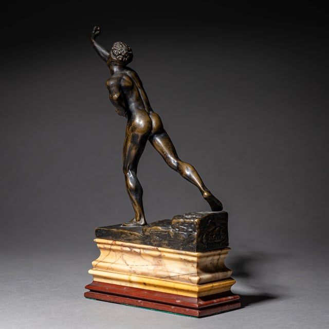 Late 19th Century Bronze “The Messenger of Marathon” by Max Kruse (1854–1942), Gladenbeck Foundry, Berlin, Design 1881 For Sale - Image 5 of 10