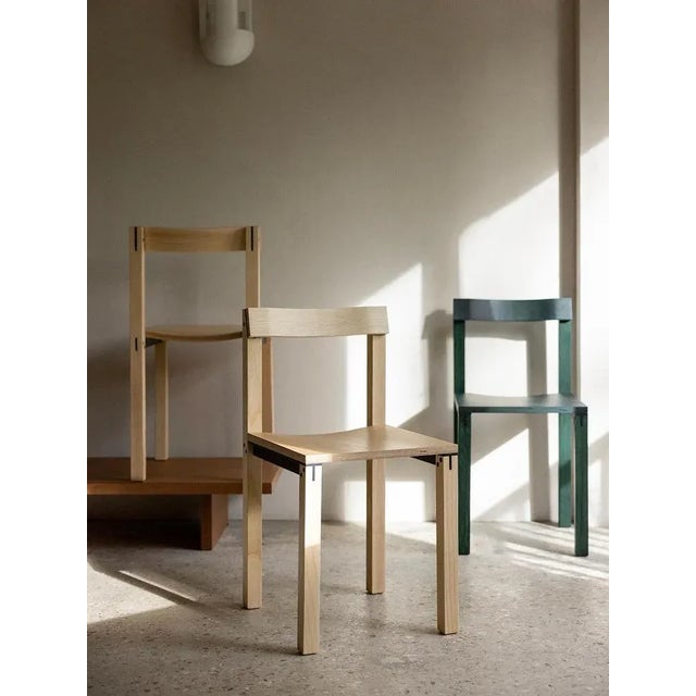 Tal Chairs in Ash by Léonard Kadid for Kann Design, Set of 8 For Sale - Image 4 of 11