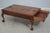 Trosby English Inlaid Leather Top Coffee Table For Sale - Image 4 of 17