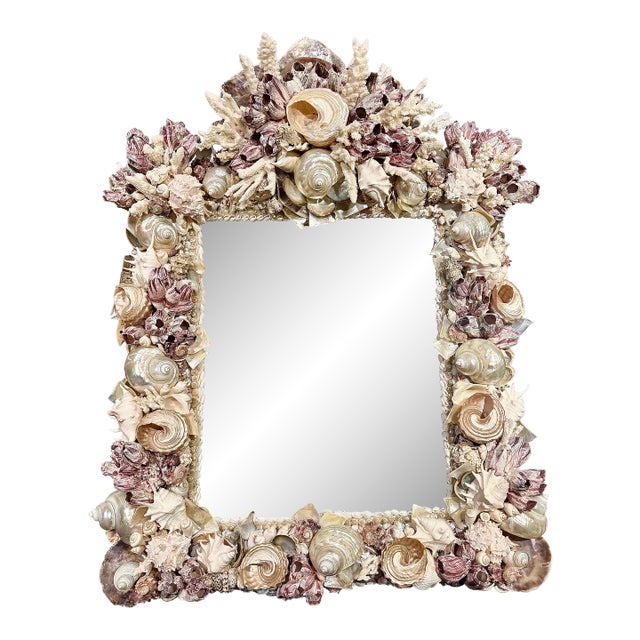 Annalise Shell Decorated Mirror For Sale