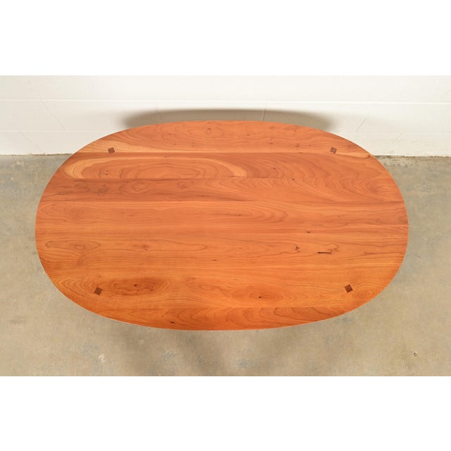 Late 20th Century Harden Furniture Arts and Crafts Shaker Solid Cherry Wood Coffee Table For Sale - Image 5 of 13