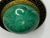 Metal Beautiful Malachite & Greek Key Enamel Brooch, c.1865 – Neoclassical Revival For Sale - Image 7 of 16