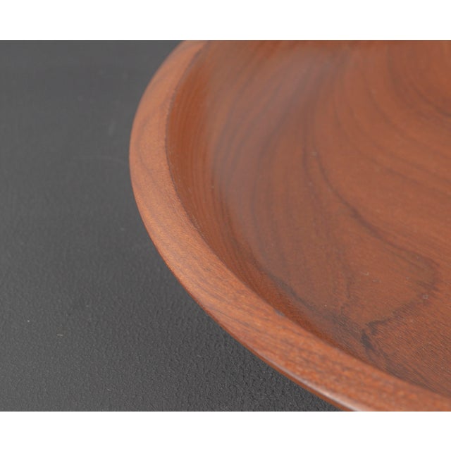Mid-Century Modern Teak Bowl, 1970s For Sale - Image 3 of 11
