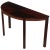 Wood Hickory Demilune Console Entry Table For Sale - Image 7 of 7