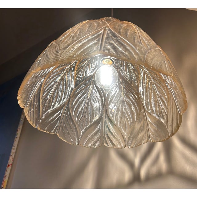 Baroque Leaf Suspension Light from Peill & Putzler, 1970s For Sale - Image 3 of 11