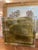 Vintage Brutalist Style Cast Glass Block Sculpture With Textured Relief Surface For Sale - Image 4 of 10