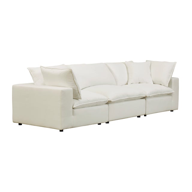 Cali Natural Performance Fabric Modular Sofa For Sale - Image 4 of 7