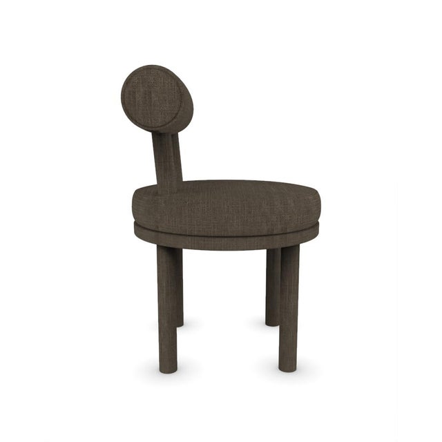 Contemporary Moca Chair in Famiglia 12 Fabric by Studio Rig for Collector For Sale - Image 3 of 6