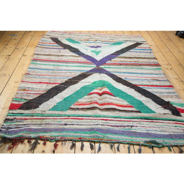 Vintage Rag Rug Carpet 5'1" X 8' Chairish
