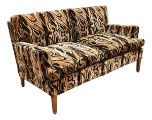 Vintage Fabric Daybed, 1960s