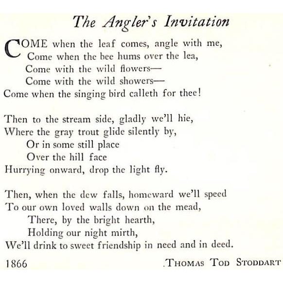"An Angler's Anthology" 1932 Shepperson, A. B. For Sale In New York - Image 6 of 6