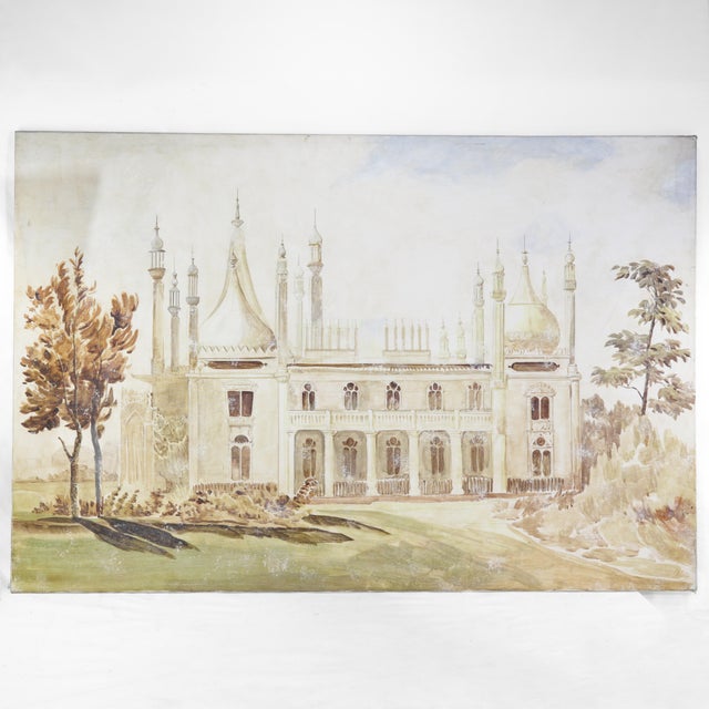 Large Scale Painting of the Royal Pavilion Brighton For Sale - Image 10 of 10