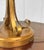 Metal Vintage 32" Italian Hollywood Regency Gold Tulip Table Lamp For Sale - Image 7 of 8