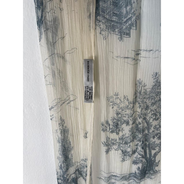 Hermès Longue Étole De Soie Froissée For Sale In New York - Image 6 of 9