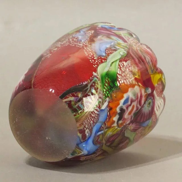 1950s Vintage Glass Vase by Dino Martens for Aureliano Toso For Sale - Image 5 of 7