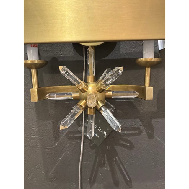2020s Revelation Star Quartz Sconces - Pair. For Sale - Image 5 of 8