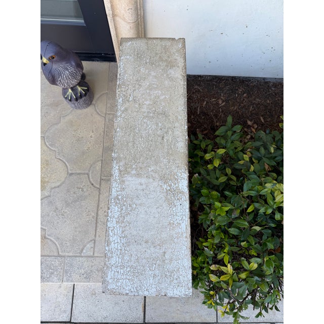 Baroque 1990s Solid Stone Architectural Pedestal Console Garden Base For Sale - Image 3 of 7