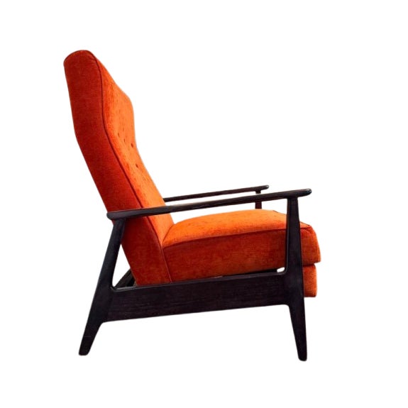 Mid-Century Modern Mid 20th Century Attributed to Milo Baughman Mid Century Recliner For Sale - Image 3 of 7