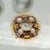 Metal 1950s Vintage Lucien Piccard 14k Pearl Multi-Color Gemstone Watch Brooch For Sale - Image 7 of 12