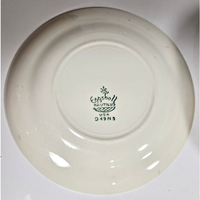 French Country Dinner Plates- Set of Six For Sale - Image 6 of 12