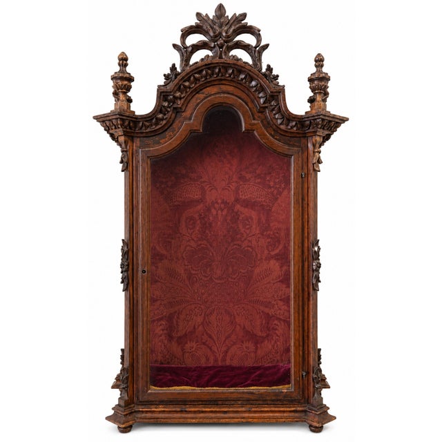 Antique Portuguese Oratory, 1800s For Sale - Image 5 of 6