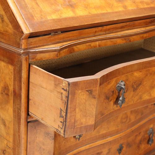 Antique Italian Trumeau in Walnut For Sale - Image 10 of 14